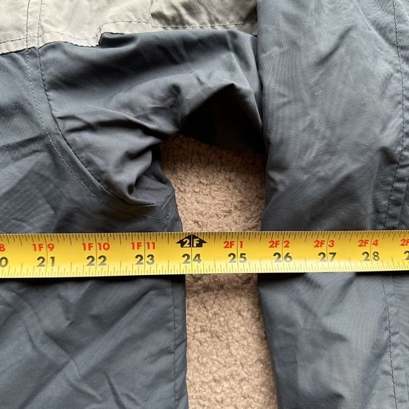 Columbia Jacket Mens Medium Full Zip Fleece Lined Mock Neck Light Blue - Picture 10 of 11